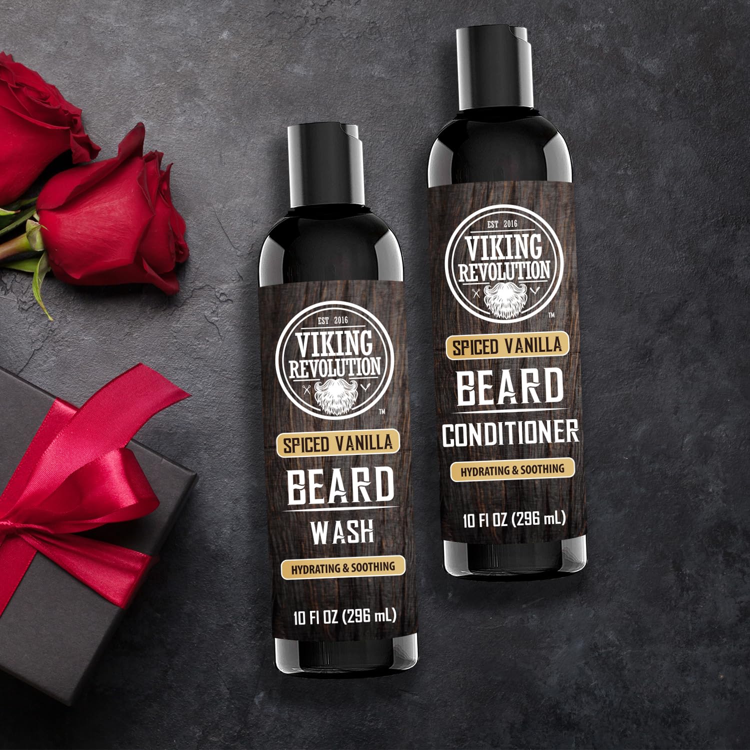 Aceite para barba Viking Revolution con argán y jojoba para nutrición.