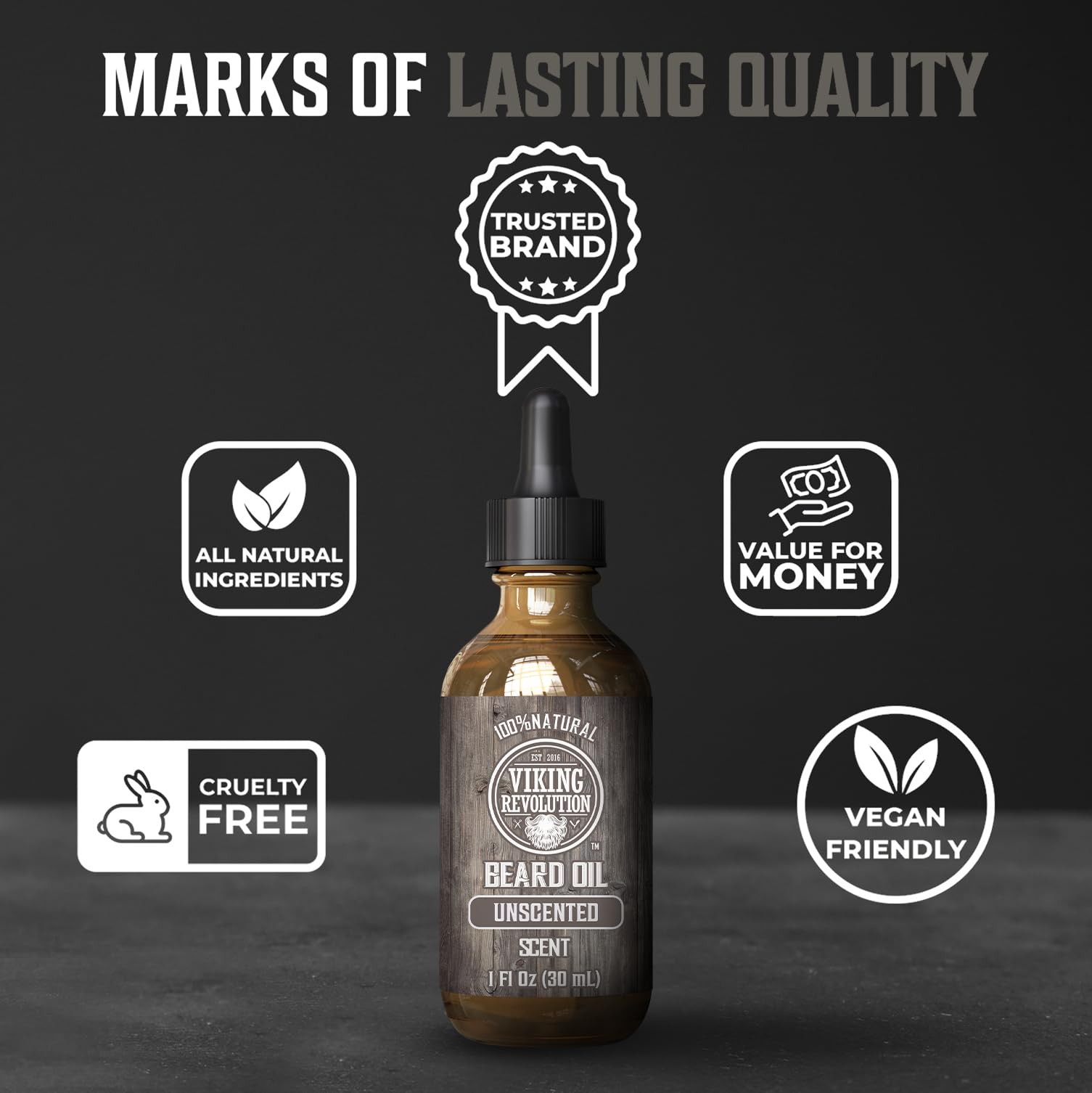 Viking Revolution aceites para barba aporta hidratación rápida sin grasa