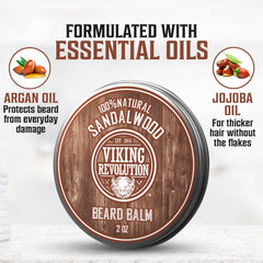 Aceite de jojoba de Viking Revolution para barba, suaviza