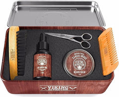 Aceite para barba de Viking Revolution con aroma a sándalo para hidratación