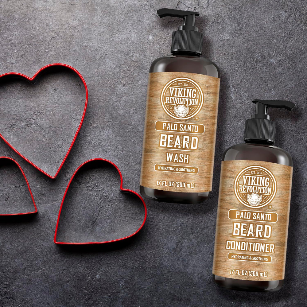 Acondicionador para barba con argán y jojoba de Viking Revolution: suavidad duradera.