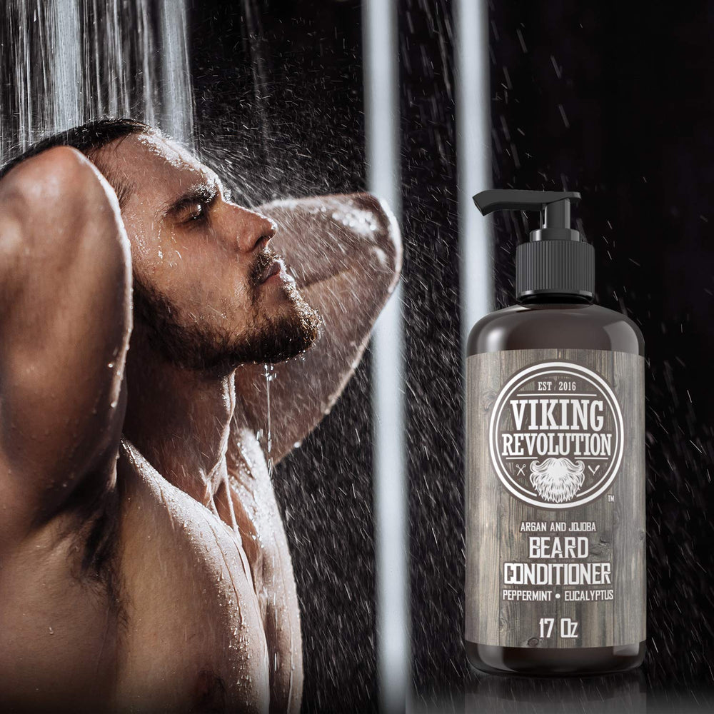 Viking Revolution aplicación suave en barba para peinado manejable