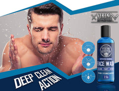 Viking Revolution Aplicación en la mano: espuma suave para una limpieza agradable.