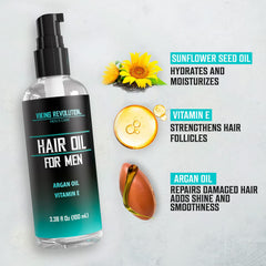 Viking Revolution Aplicación manos aceite cabello — facilita distribuir el producto uniformemente.