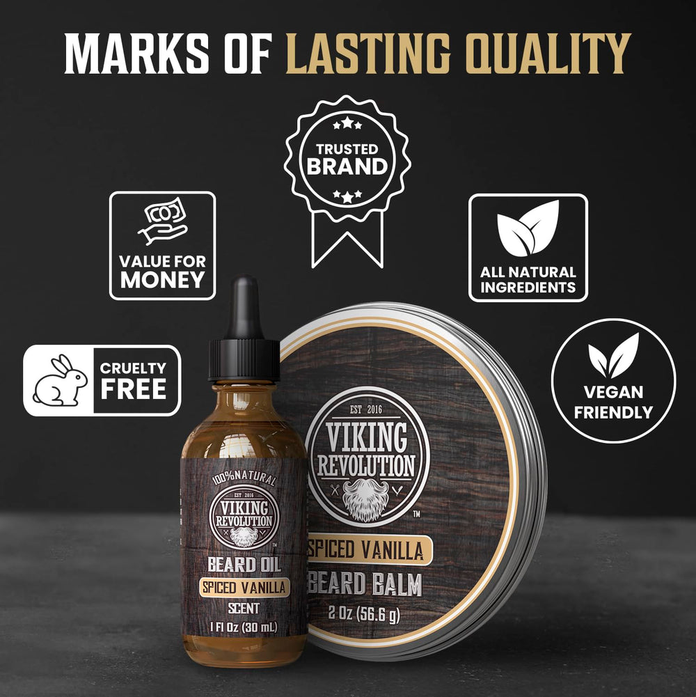 Bálsamo Viking Revolution: acabado natural y flexible para la barba.