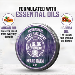 Aplicación suave del Bálsamo para barba Viking Revolution en las raíces