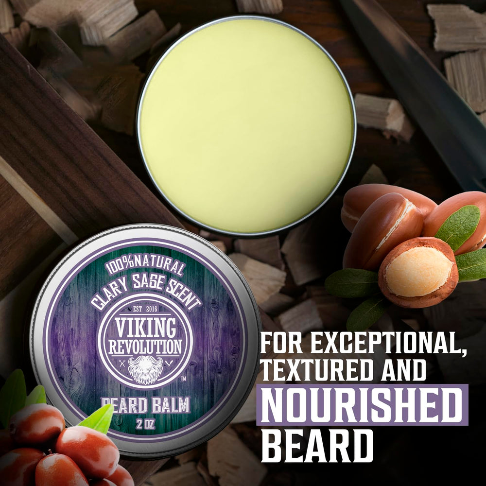 Sensación ligera del Bálsamo para barba Viking Revolution sin grasa