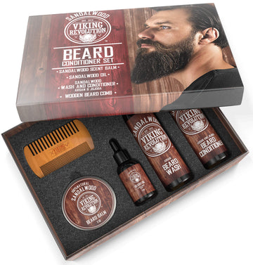 Barba Viking Revolution: bálsamo en lata con sándalo, hidratación para la barba.