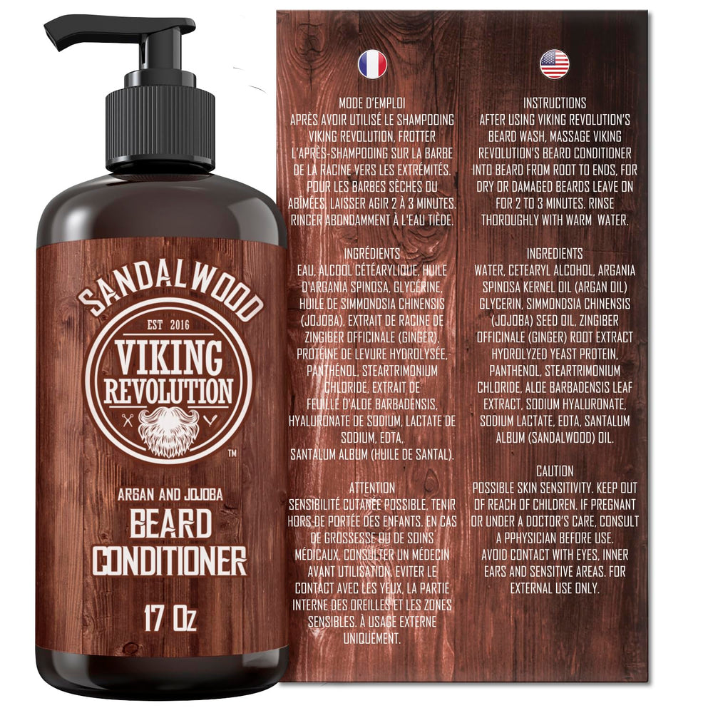 Viking Revolution Barba Brillo natural y aspecto cuidado.