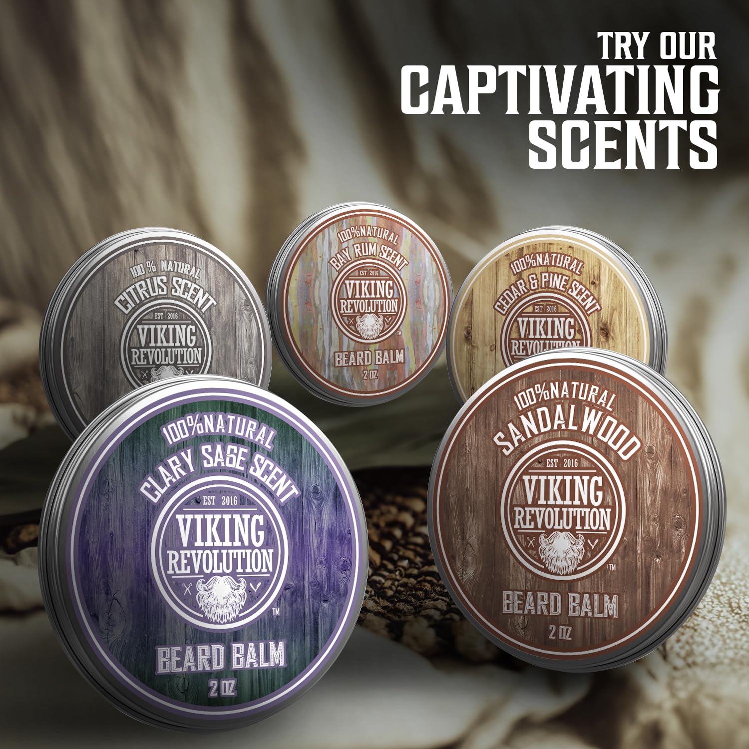 Barba con brillo natural gracias al bálsamo Viking Revolution