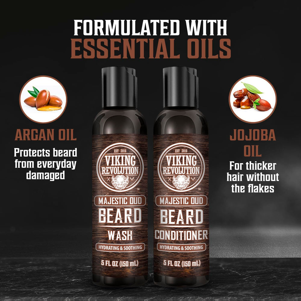 Barba con brillo saludable tras usar el acondicionador