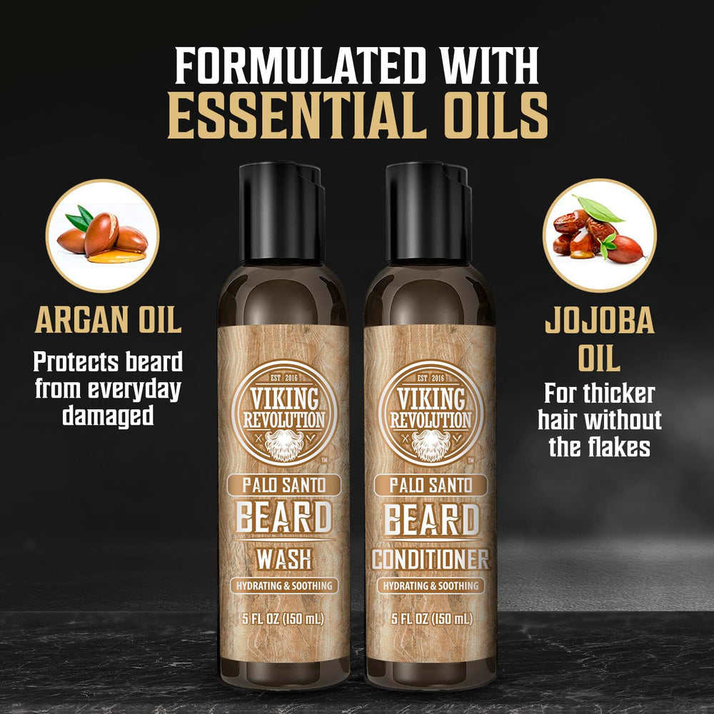 Espuma densa de barba Viking Revolution: limpieza rápida y eficaz