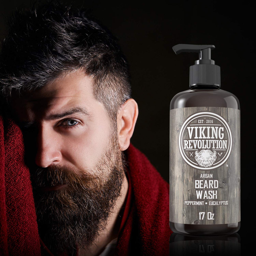 Viking Revolution hidratación-barba, aceites naturales que nutren desde la piel hasta las puntas.