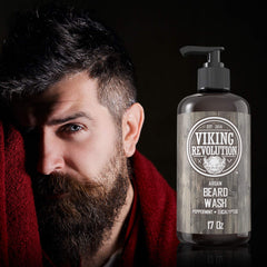 Viking Revolution hidratación-barba, aceites naturales que nutren desde la piel hasta las puntas.