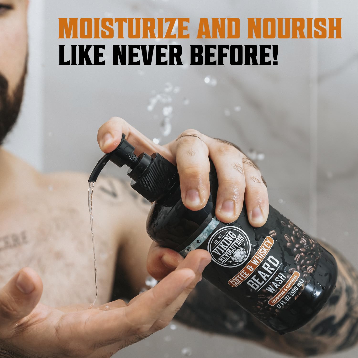 Viking Revolution Barba Ingredientes Ginseng: hidratación para barba y piel