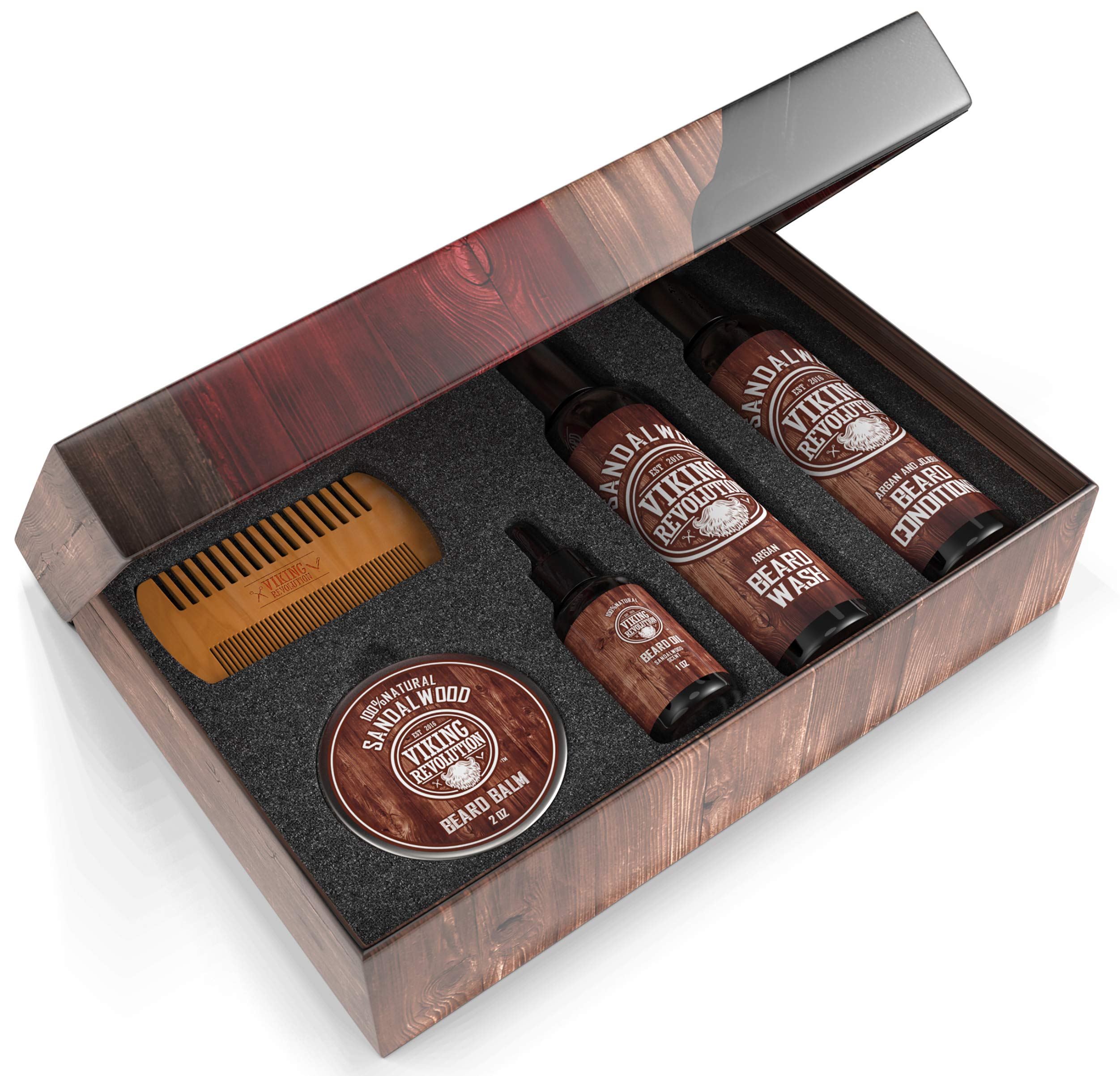 Barba Viking Revolution: peine doble acción, facilita peinado y control del cabello.
