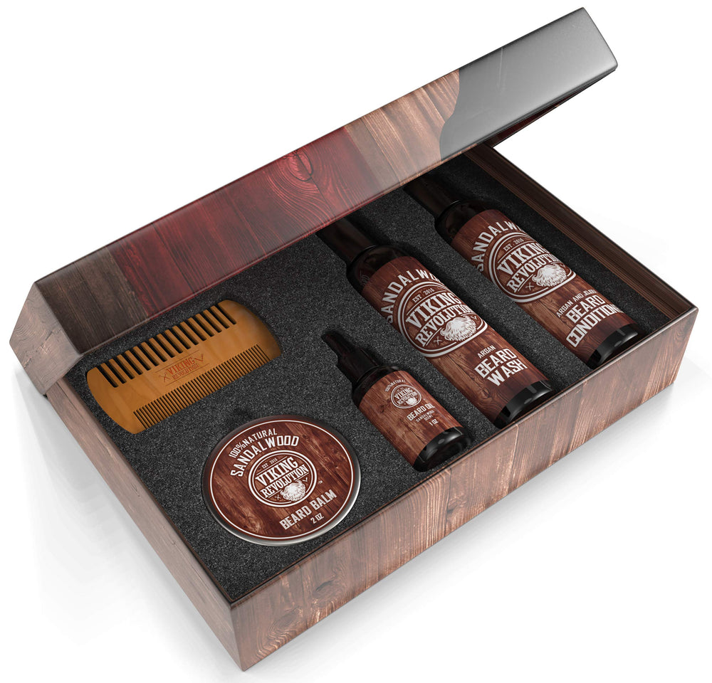 Barba Viking Revolution: peine doble acción, facilita peinado y control del cabello.