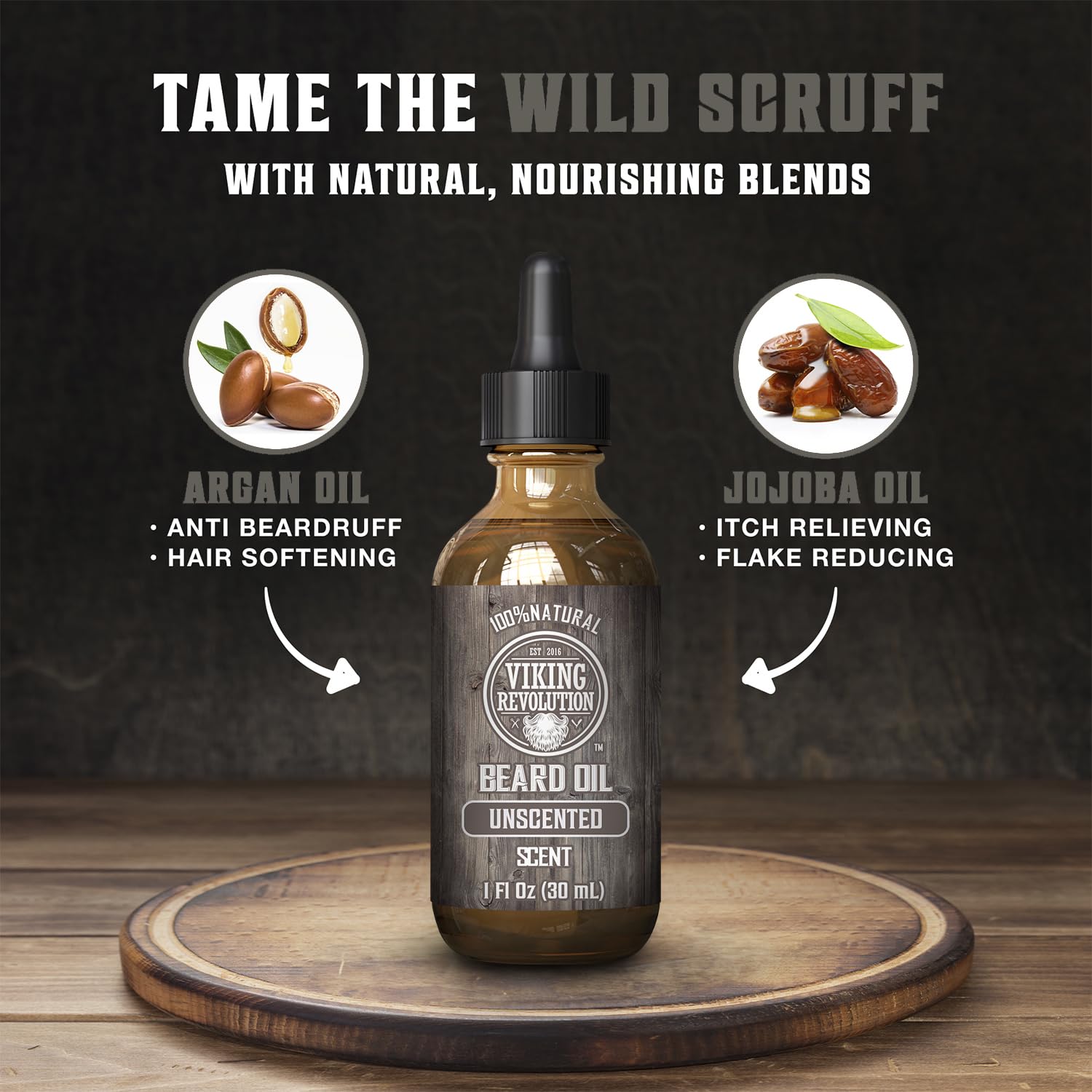 Viking Revolution aceite para barba aporta suavidad y brillo naturales