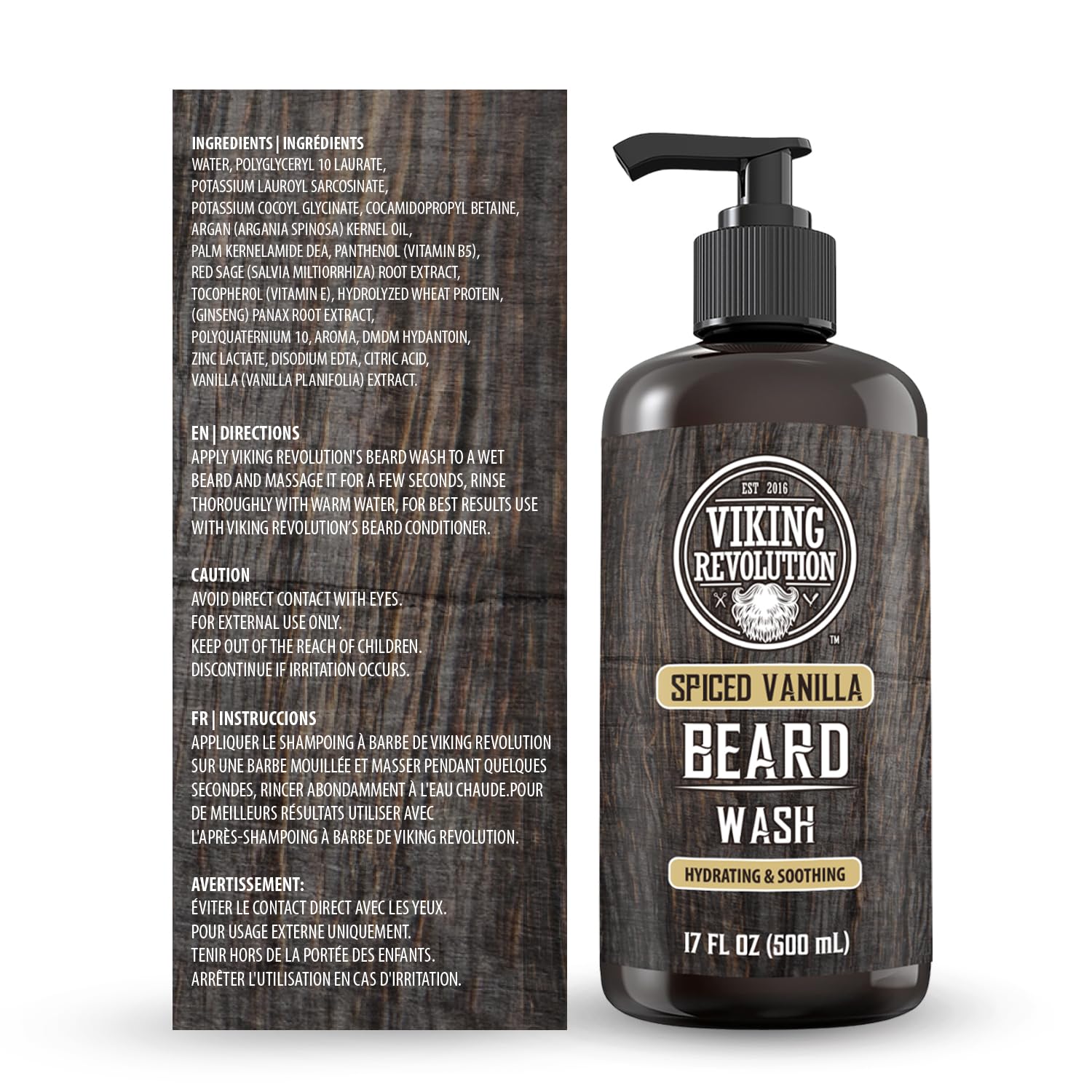 Viking Revolution Barbe: barbe plus douce et brillante après utilisation.