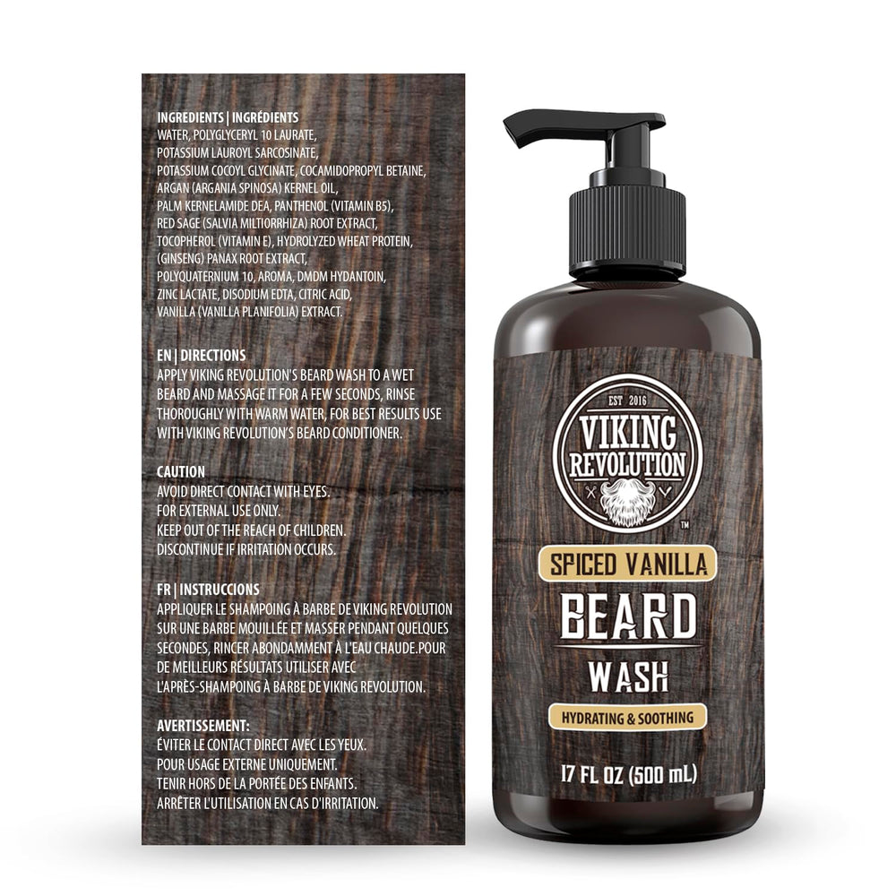 Viking Revolution Barbe: barbe plus douce et brillante après utilisation.