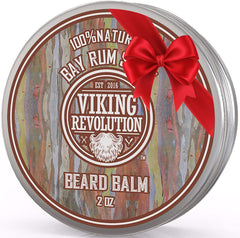 Viking Revolution bálsamo Bay Rum para barba, suaviza y da forma.