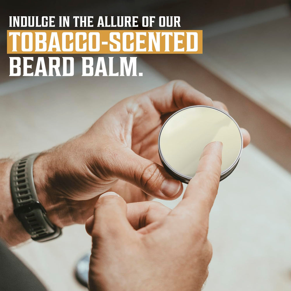 Beard texture after use with subtle shine and manageability