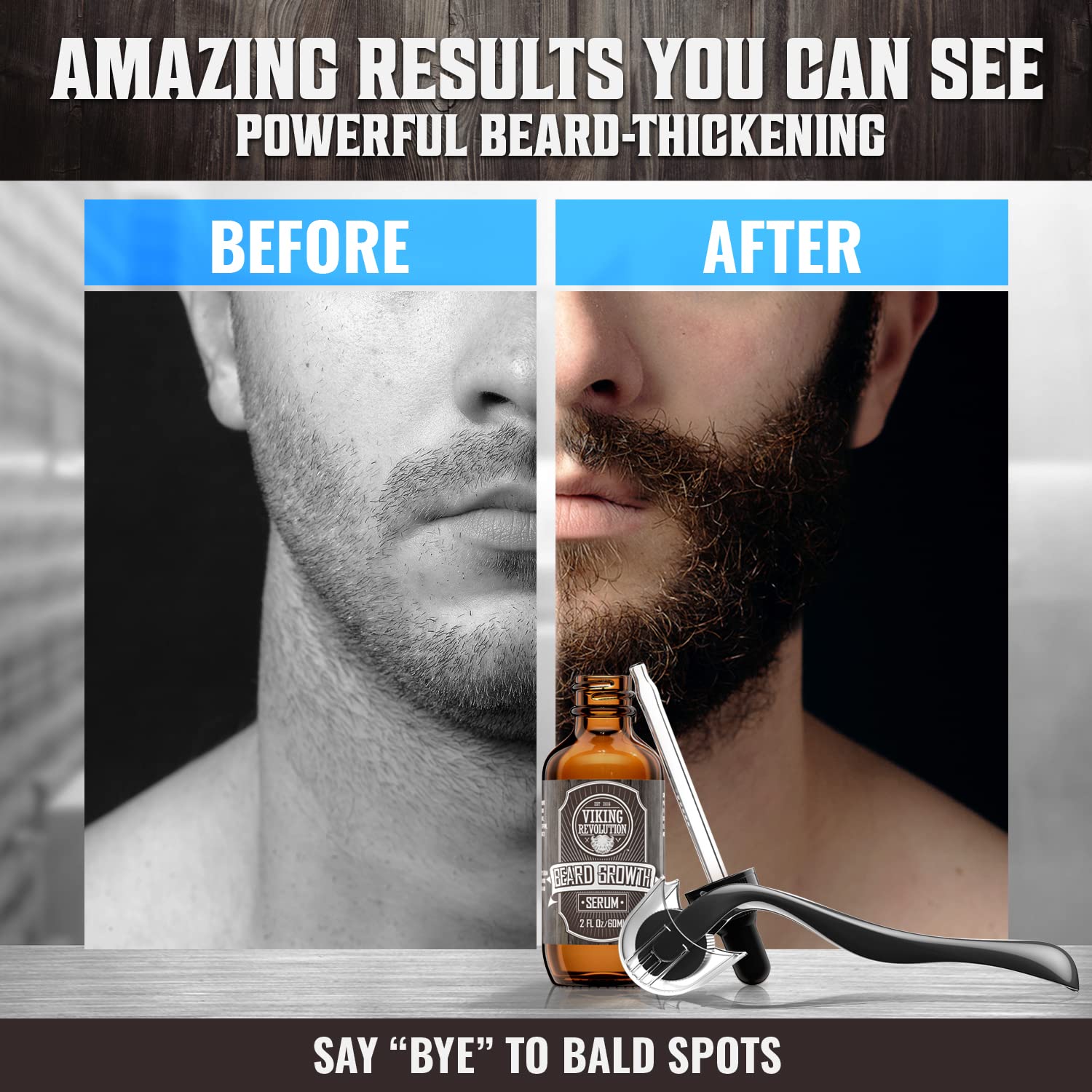 Viking Revolution citrus beard balm tin helps soften and style.
