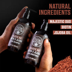Viking Revolution Acondicionador con Biotina para hombre desenreda y suaviza.