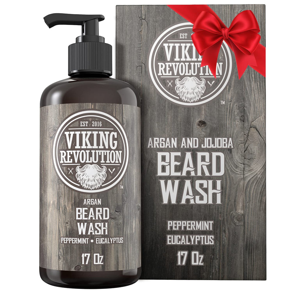 Viking Revolution champú-barba con argan y jojoba, hidrata y suaviza la barba.