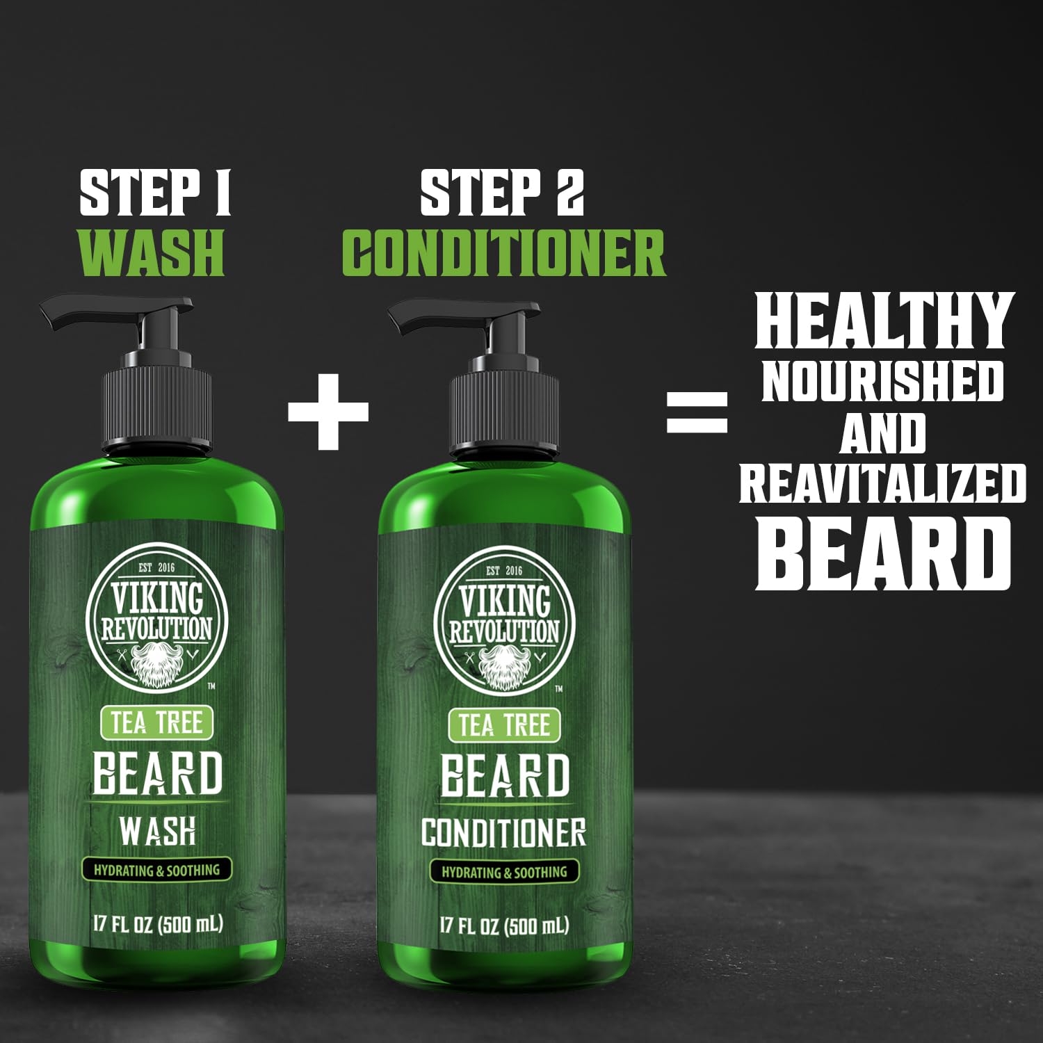 Viking Revolution champú barba cuidado diario para menos irritación