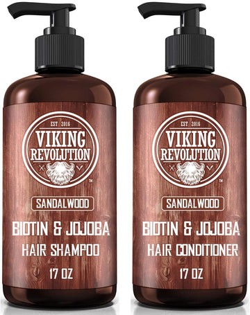 Champú Viking Revolution con sándalo y biotina para cabello suave y fortalecidos