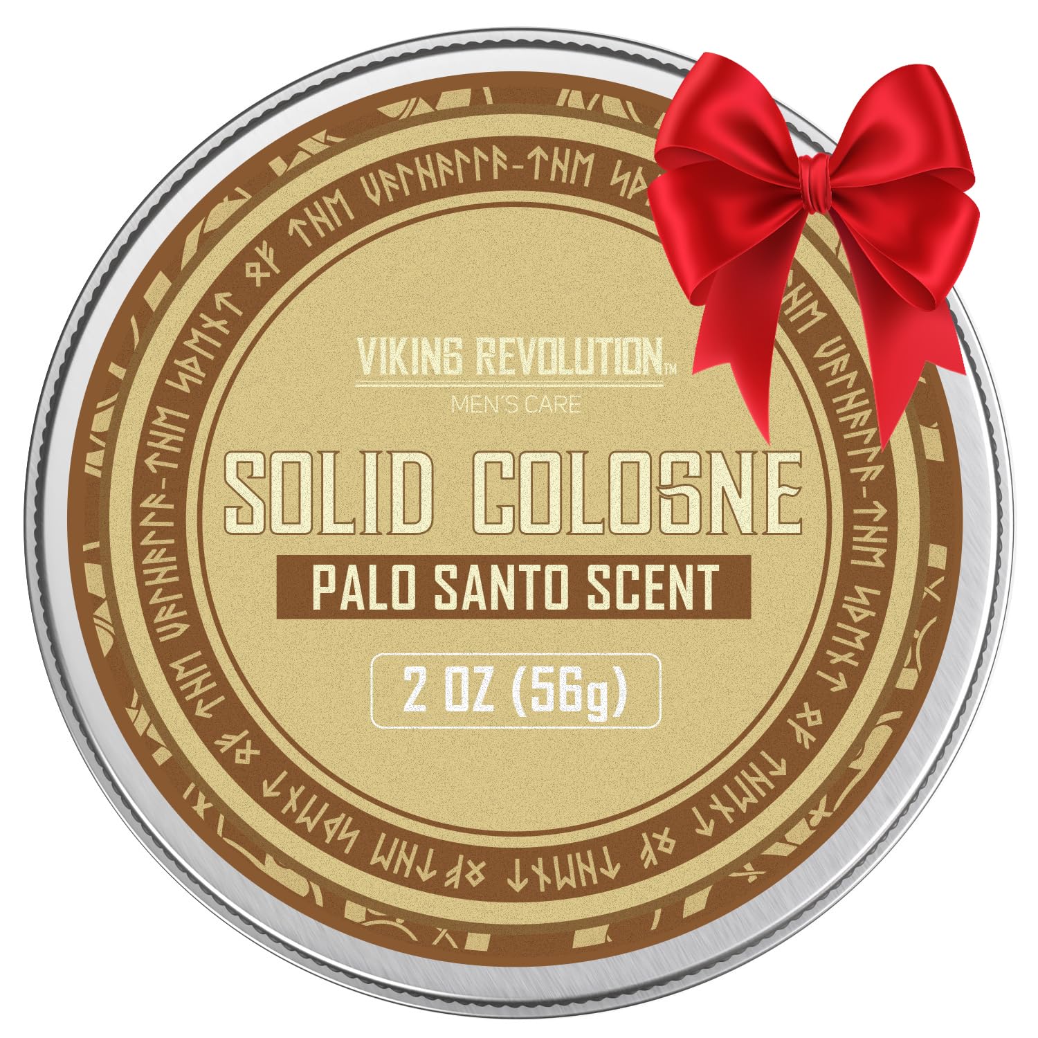 Viking Revolution colonia sólida Palo Santo en lata, aroma duradero para uso diario.