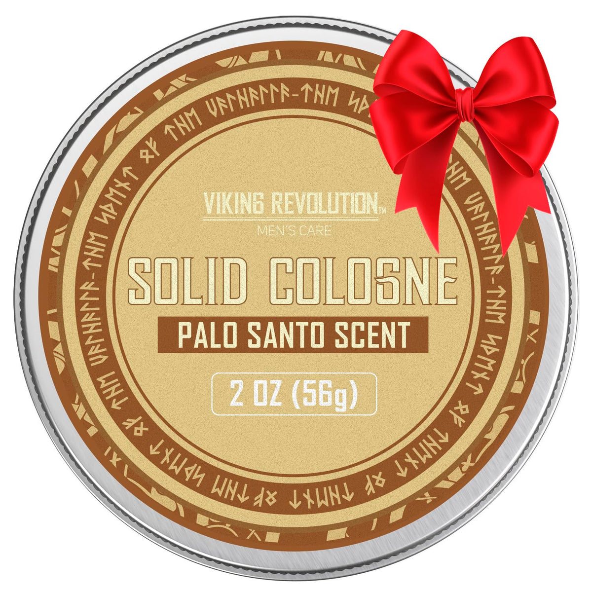 Viking Revolution colonia sólida Palo Santo en lata, aroma duradero para uso diario.
