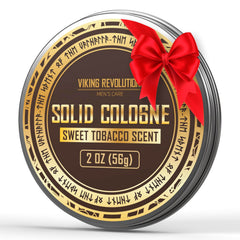 Colonia sólida Viking Revolution tabaco dulce en empaque elegante para regalo.