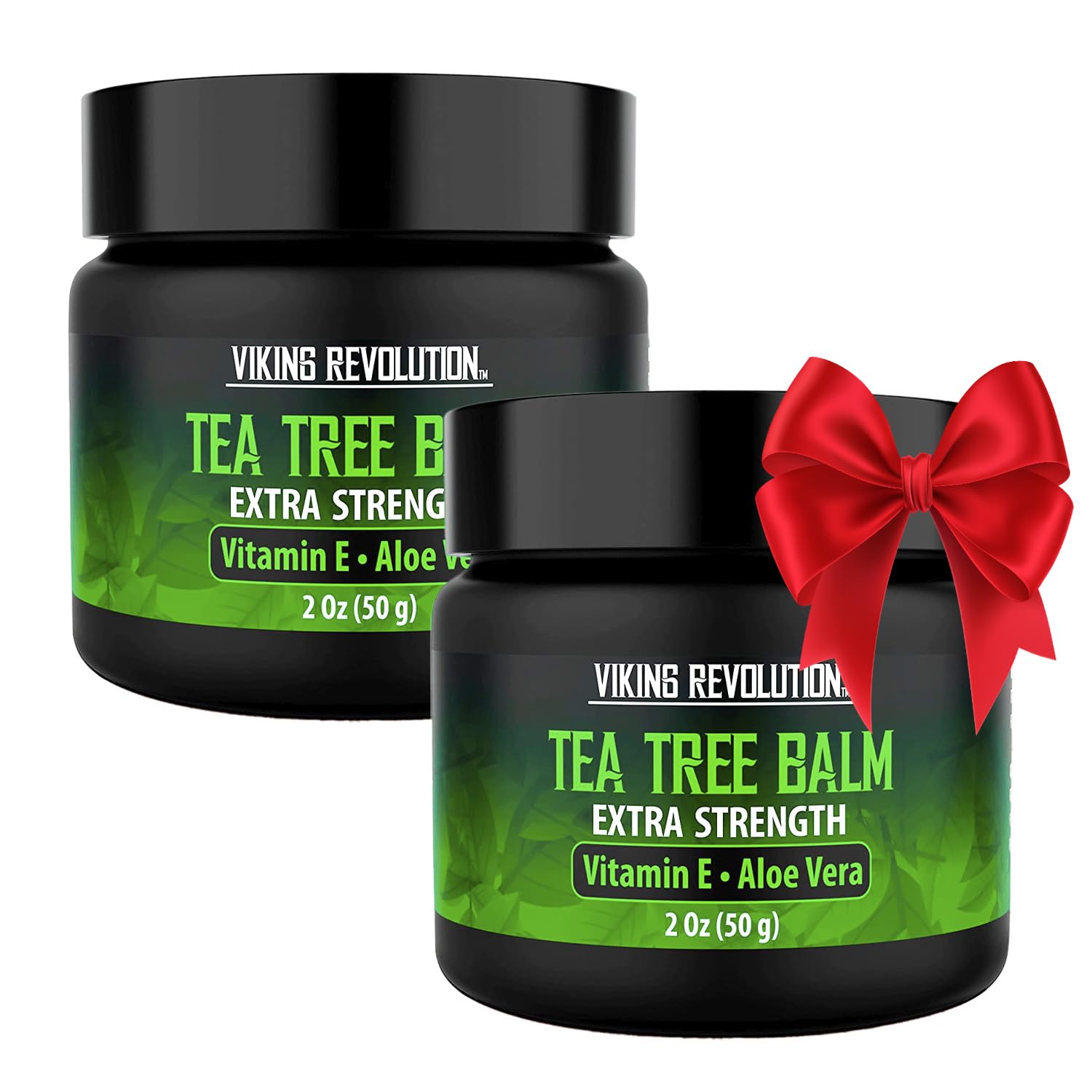 Crema Viking Revolution con aceite de árbol de té en envase de 2 oz para piel sensible