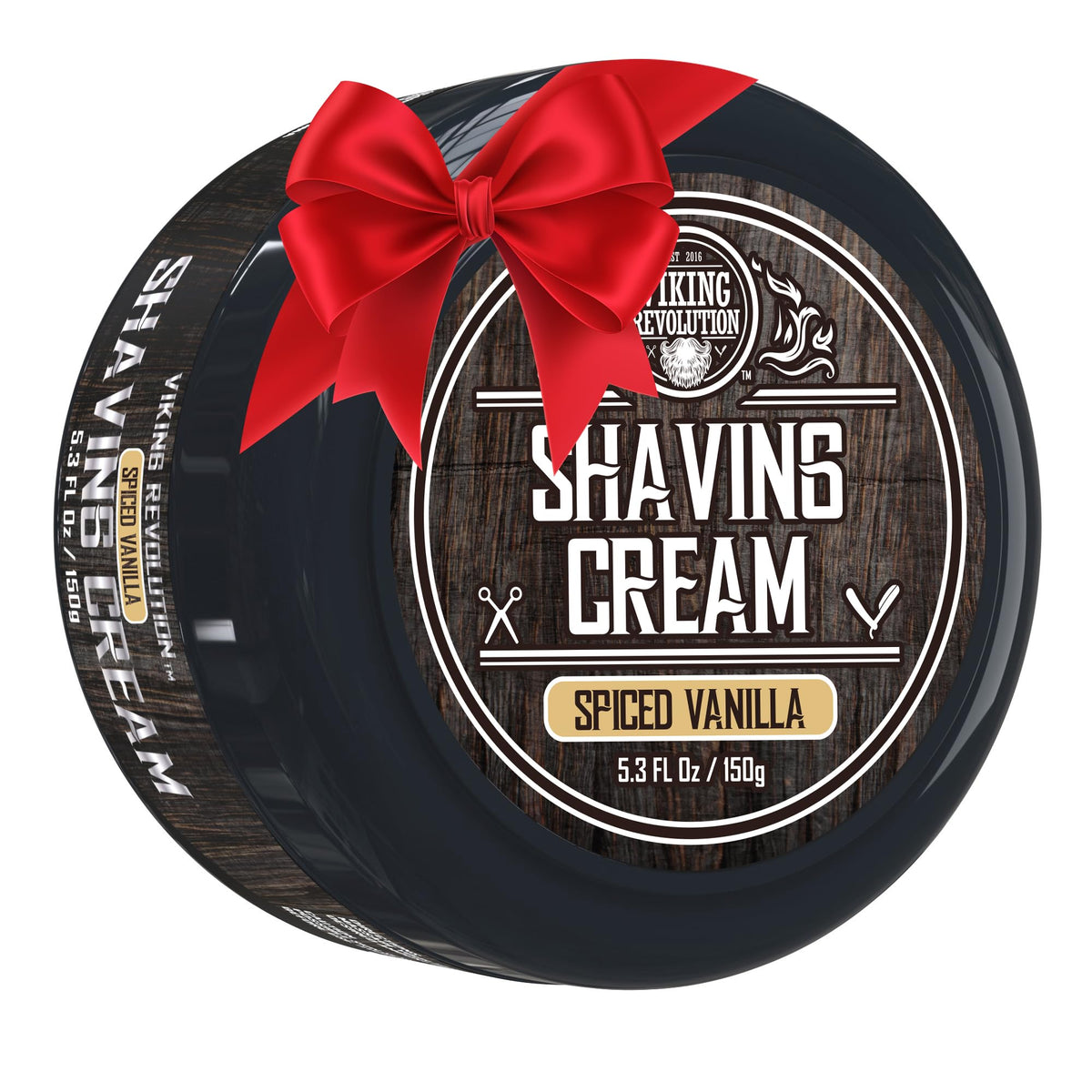Viking Revolution crema de afeitar lujo vainilla especiada para un afeitado suave