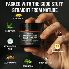 Crema hidratante facial para hombres, hidratación duradera.