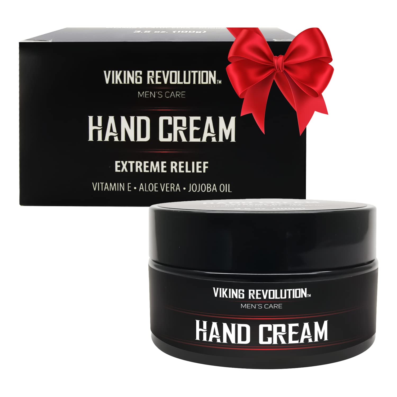 Crema de manos Viking Revolution en bote para hombres, uso diario y cuidado.