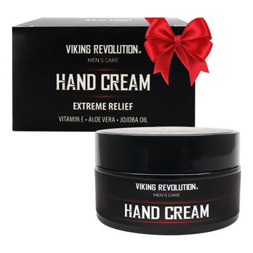 Crema de manos Viking Revolution en bote para hombres, uso diario y cuidado.