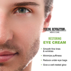 Viking Revolution Crema Ojos Antienvejecimiento para líneas finas y tono más luminoso.