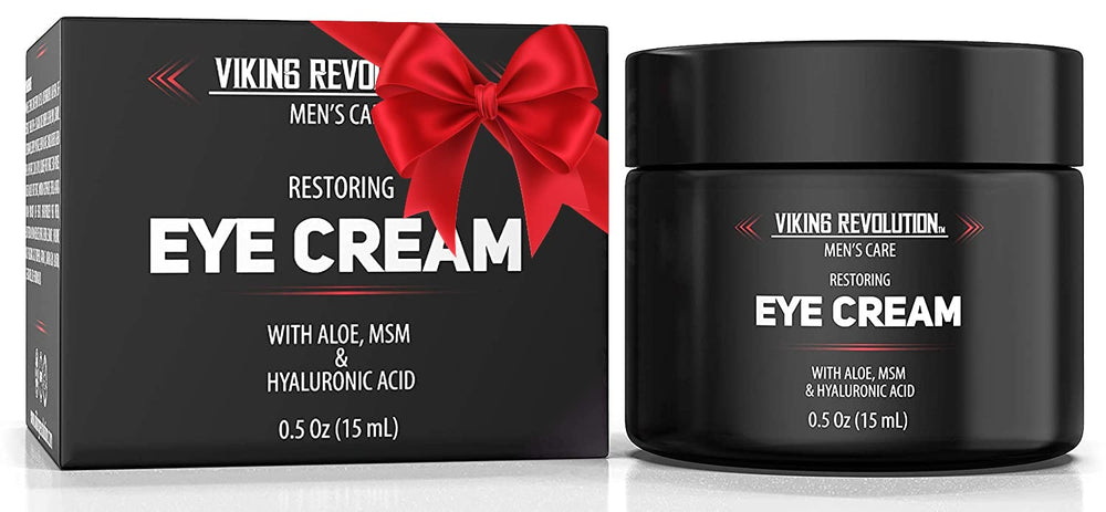 Viking Revolution Crema Ojos: aplicación rápida para aliviar hinchazón y piel suave.