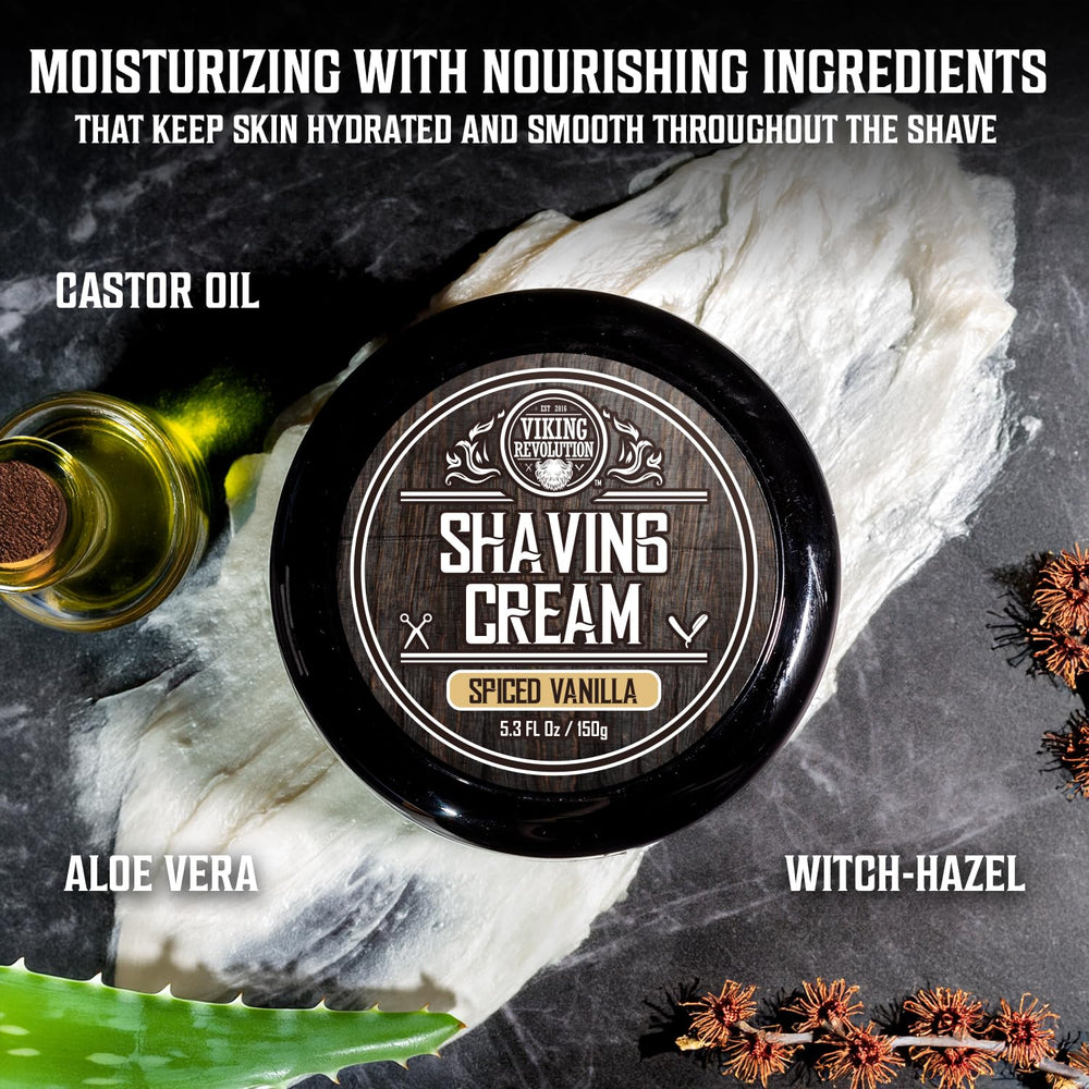 Viking Revolution ingredientes naturales acondicionan la piel durante el afeitado