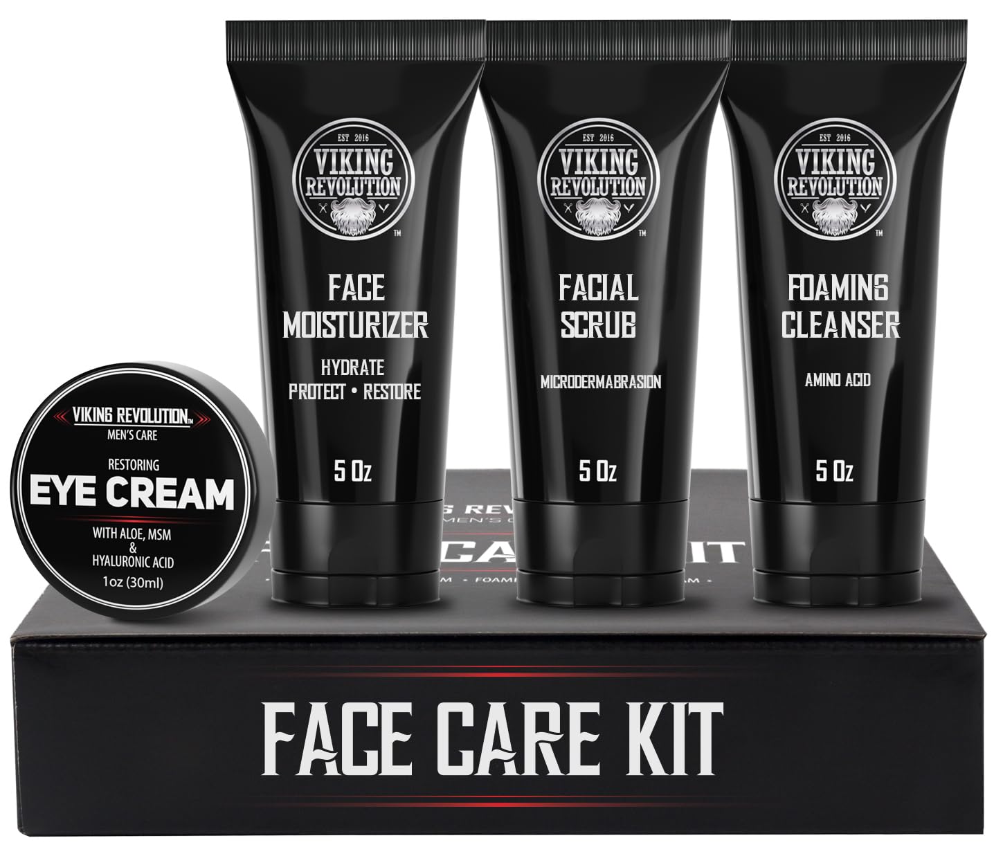 Coffret Viking Revolution ensemble soin visage homme pour une routine simple et efficace.