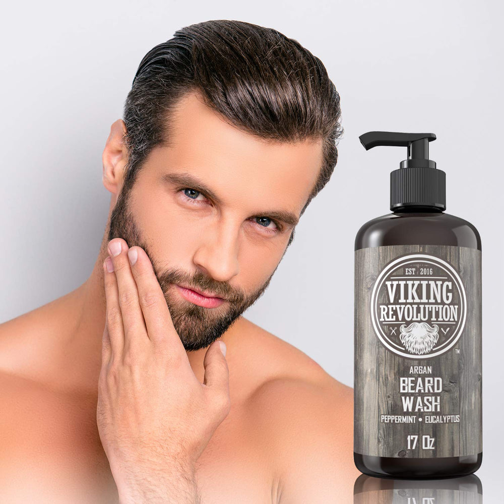 Viking Revolution envase-17oz-barba, opción conveniente para uso diario.