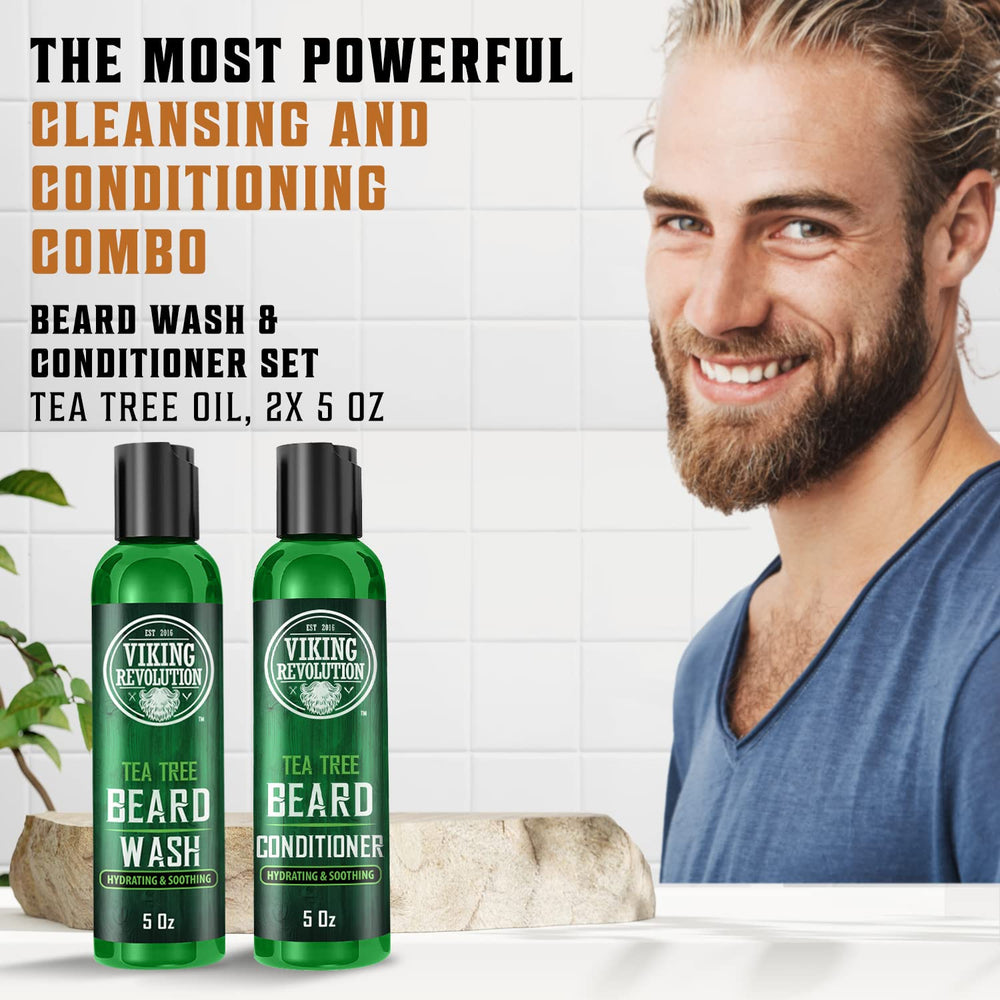 Viking Revolution Espuma para barba Lavado ofrece limpieza profunda sin irritación.