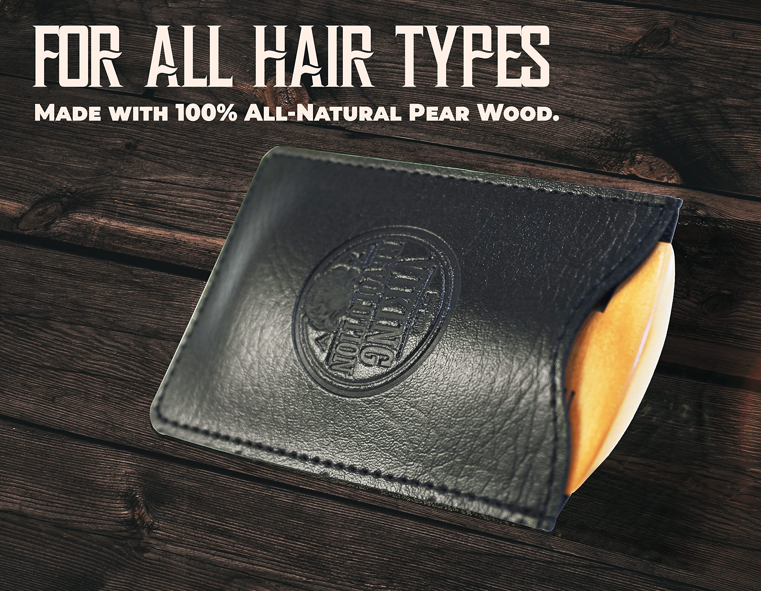 Estuche para barba Viking Revolution: protección y transporte seguro en bolsillo.
