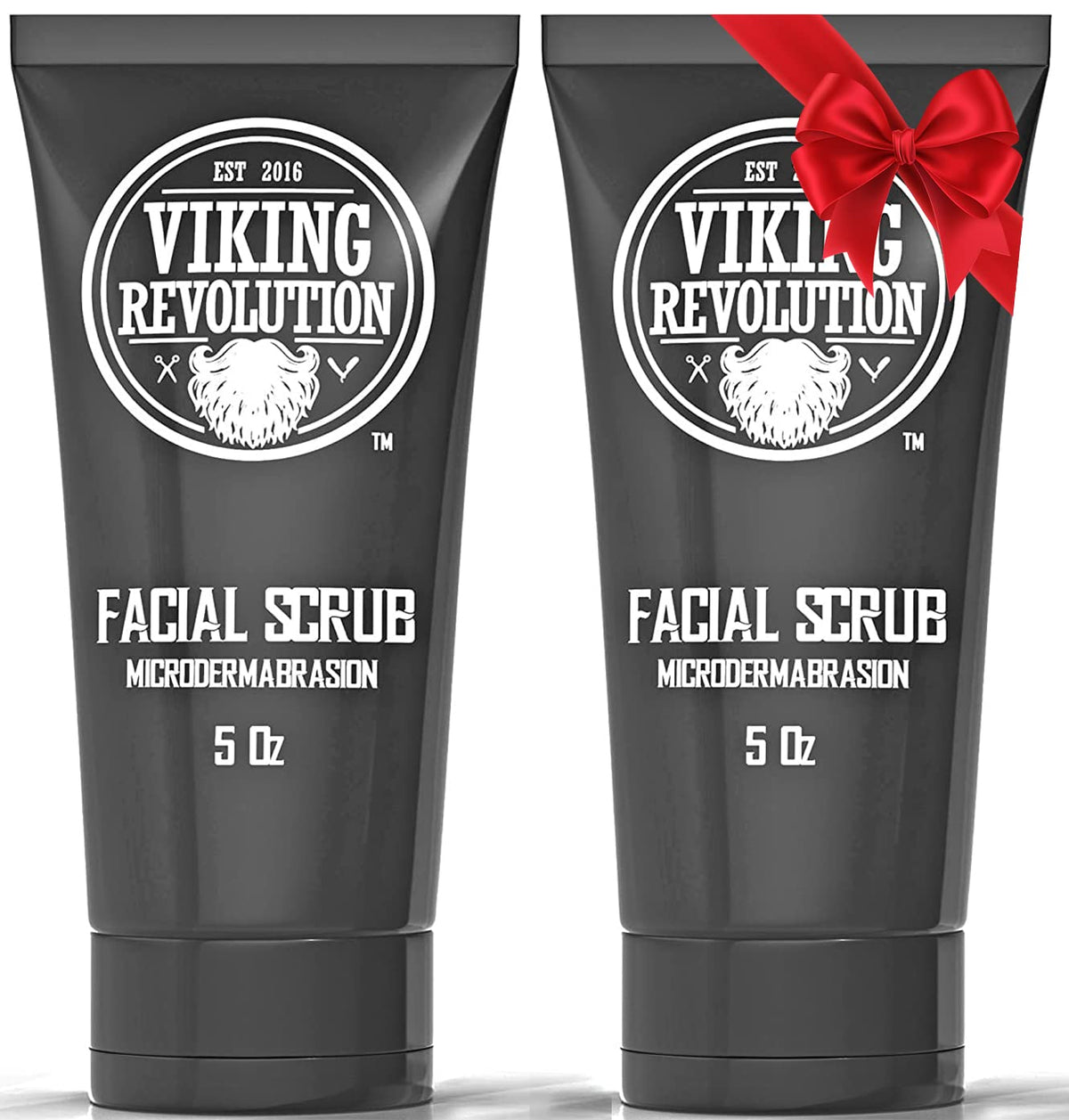 Viking Revolution exfoliante facial masculino para una exfoliación suave y poros limpios.