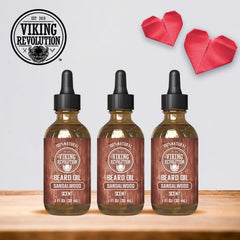Flacon huile barbe Viking Revolution — application facile pour le quotidien.