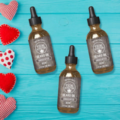 Huile barbe Viking Revolution argan et jojoba — nourrit peau et poils en profondeur.
