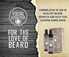 Conjunto barba champú y acondicionador Viking Revolution para suavidad.